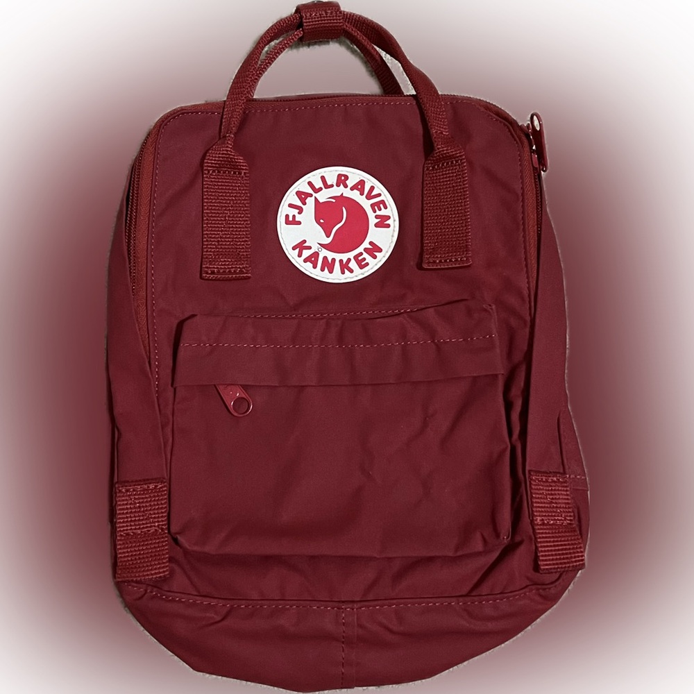 Fjallraven Kanken Deep Red Mini Backpack